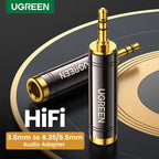 3.5mm to 6.35mm Stereo Audio Adapter Jack