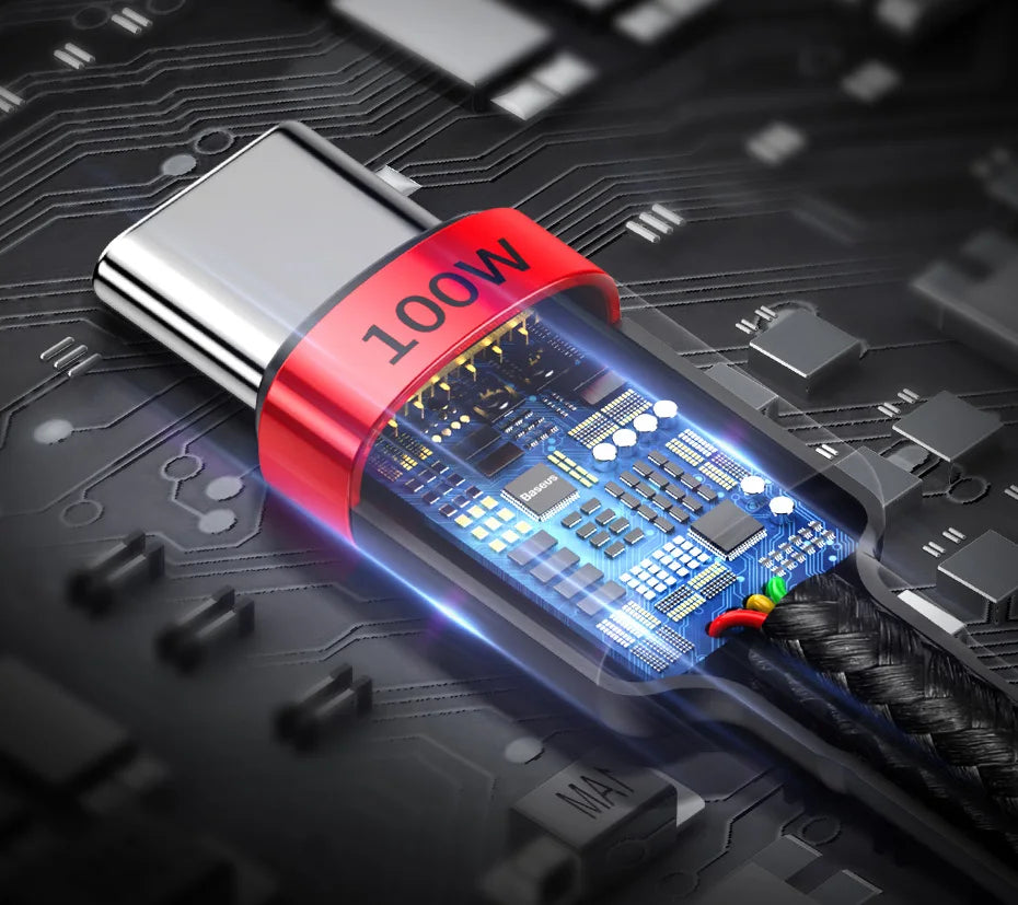 100W USB-C to USB-C Fast Charging and Data Cable