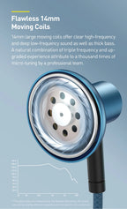 Wired In-Ear Headphones with 3.5mm Jack and Microphone