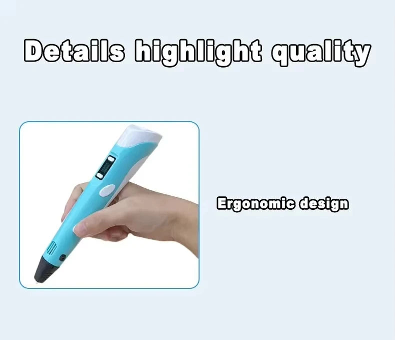 3D Printing Pen for Kids DIY Drawing Art - 11