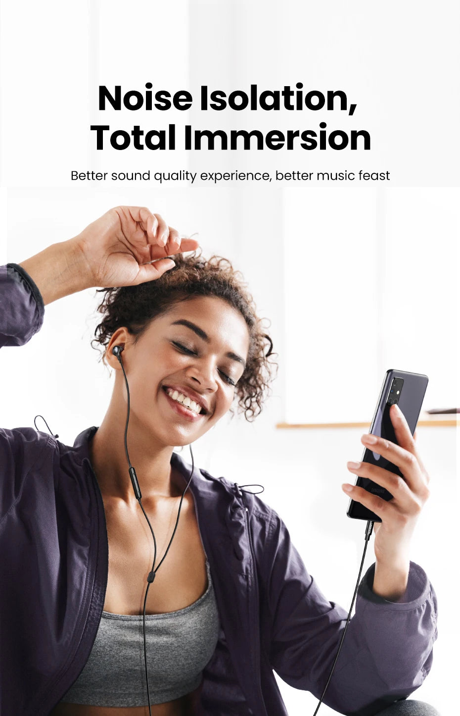 Wired In-Ear Headphones with Microphone for Mobile Devices - 11