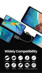 USB-C to USB 3.0 OTG Adapter Cable for Smartphones and Tablets
