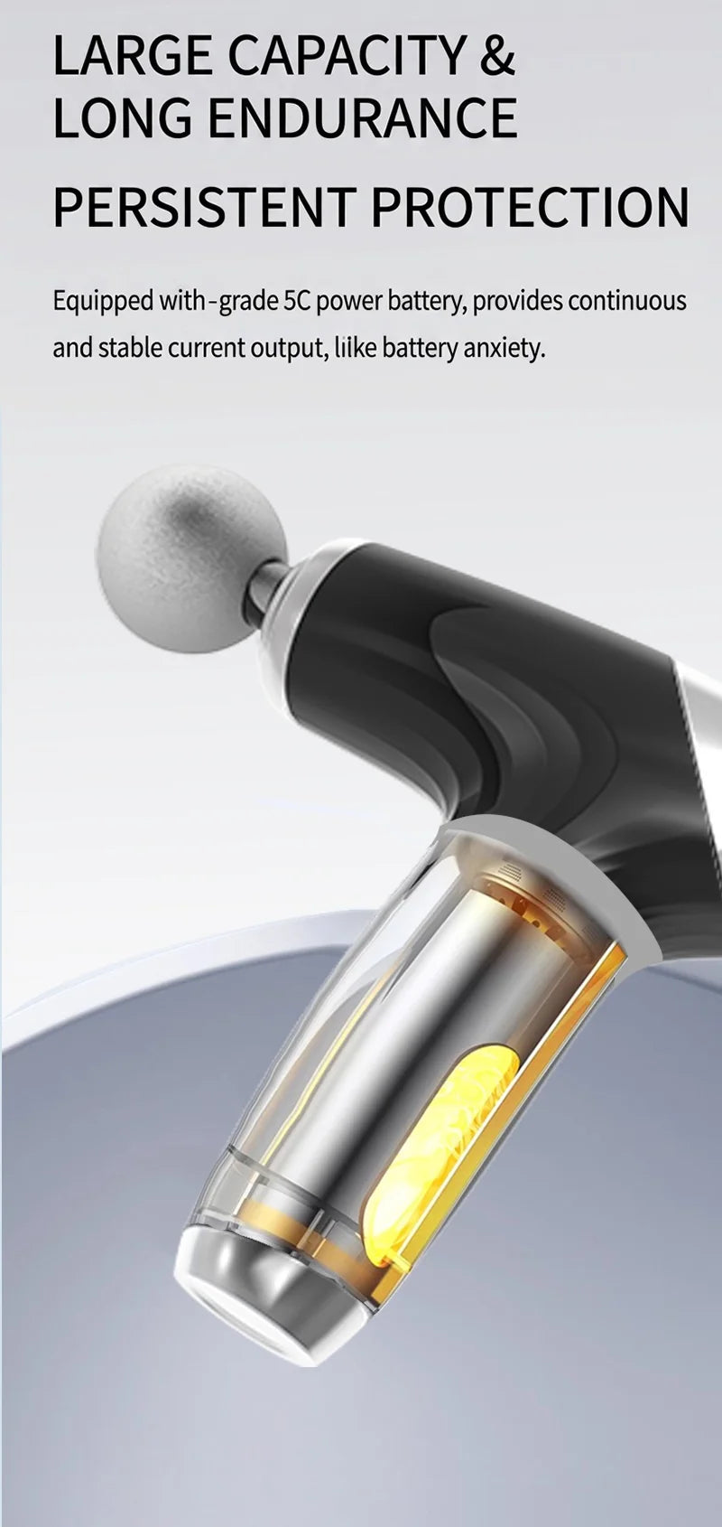 Portable Deep Tissue Percussion Muscle Massage Gun