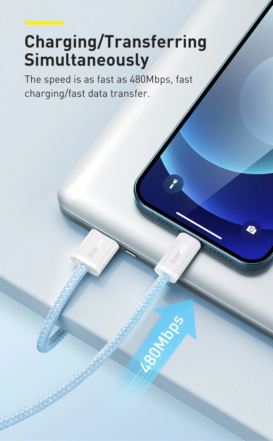 2.4A Fast Charging Data Cable for iPhone