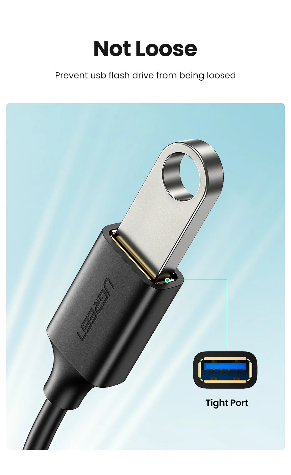 USB-C to USB 3.0 OTG Adapter Cable for Smartphones and Tablets - 10