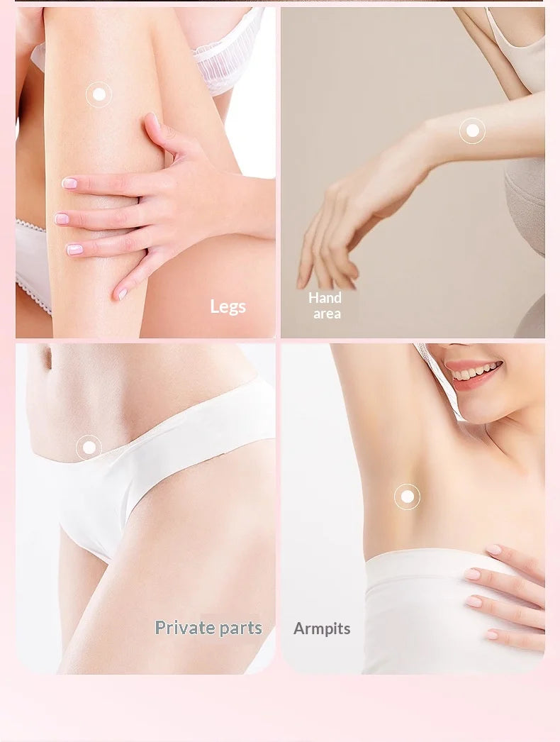 2-in-1 Electric Painless Hair Removal Shaver for Face and Body