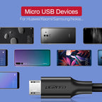 Fast Charging Micro USB Cable for Android and Tablets
