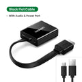 HDMI to VGA Adapter with 3.5mm Audio Jack 1080P