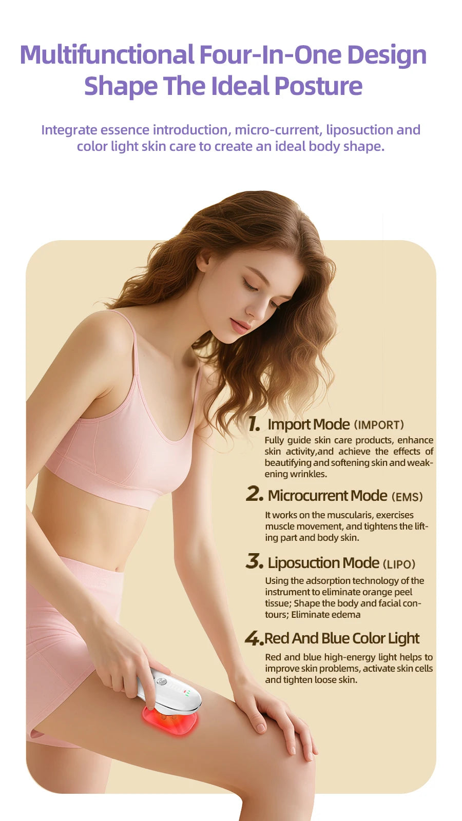 4-in-1 Body Sculpting and Face Lifting Massager