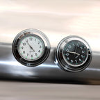 Aluminum Quartz Handlebar Clock for 22mm-25mm Motorcycle Scooter Bike