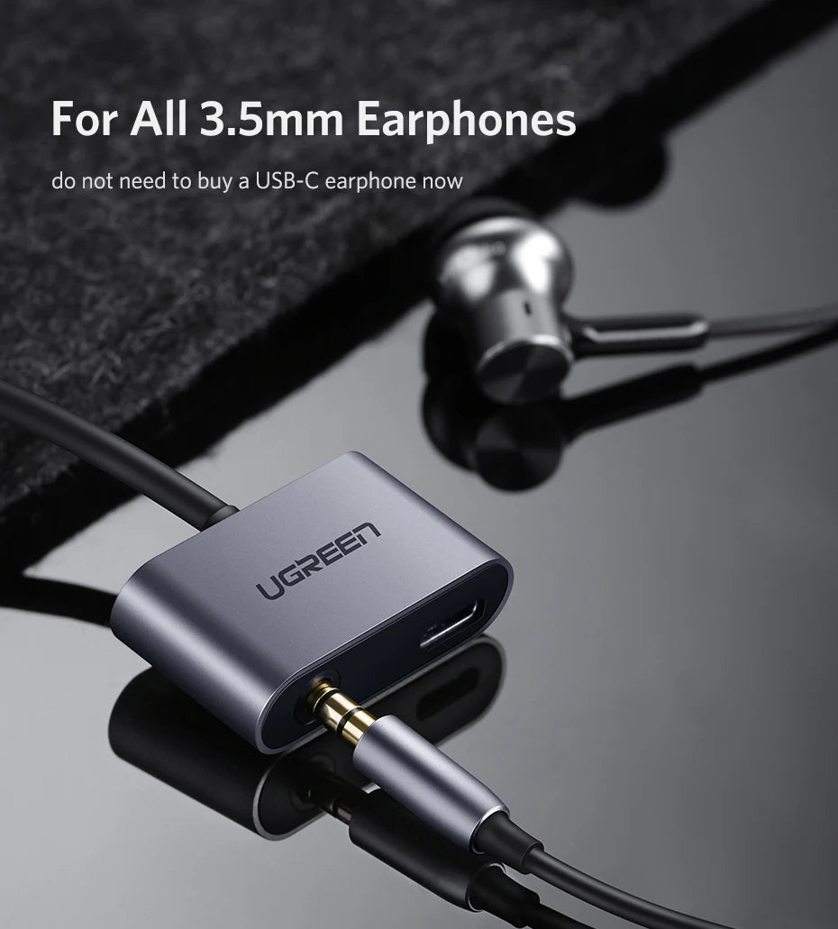 USB-C to 3.5mm Headphone and Charging Adapter