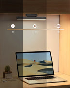 Magnetic Rechargeable LED Desk Lamp with Stepless Dimming