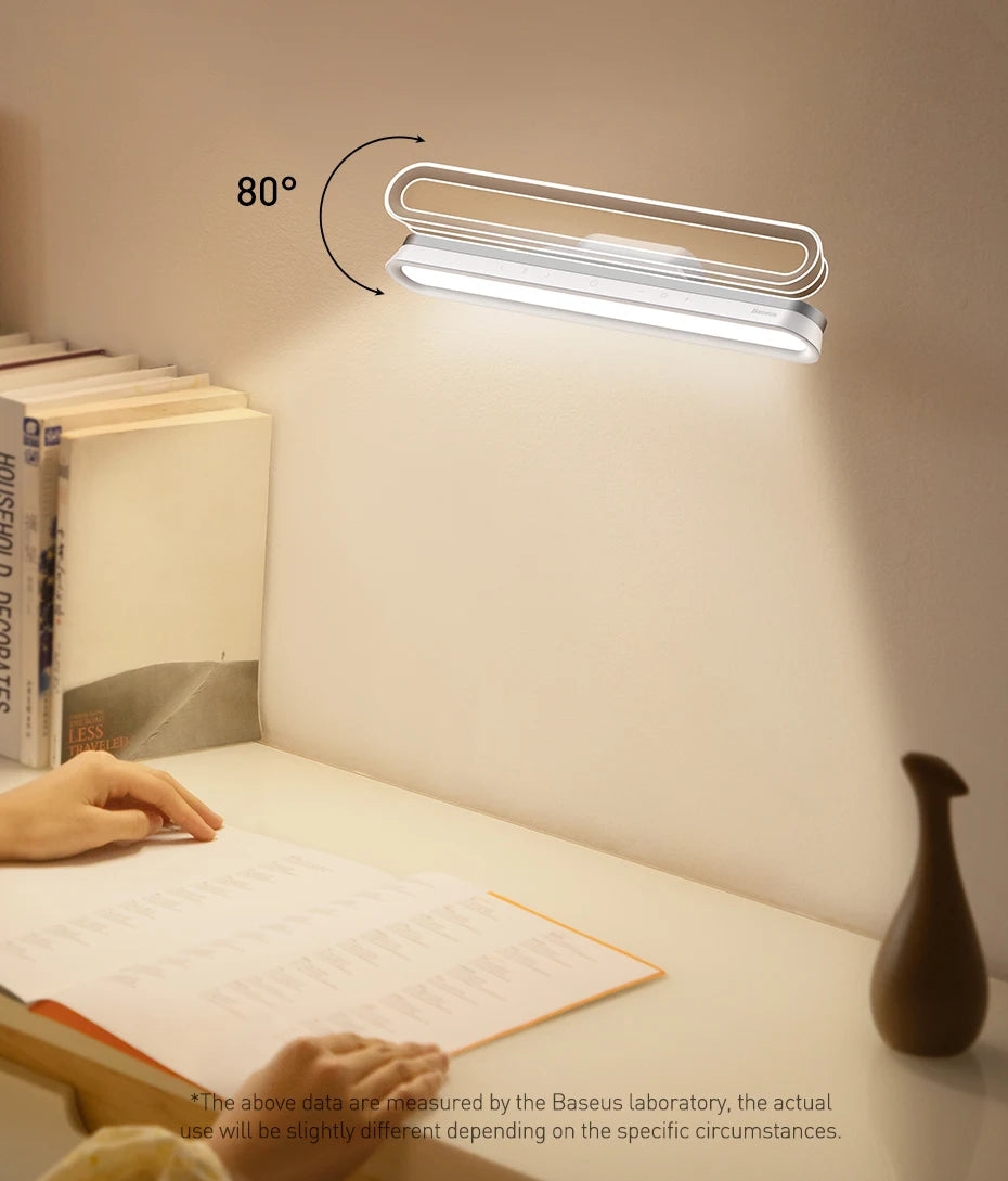 Magnetic Rechargeable LED Desk Lamp with Stepless Dimming - 10