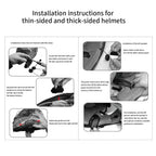 Bluetooth 5.0 Motorcycle Helmet Wireless Headset Handsfree Stereo Speaker