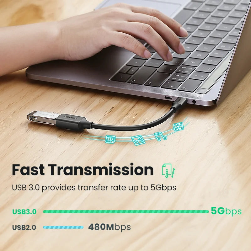 USB-C to USB 3.0 OTG Adapter Cable for Smartphones and Tablets