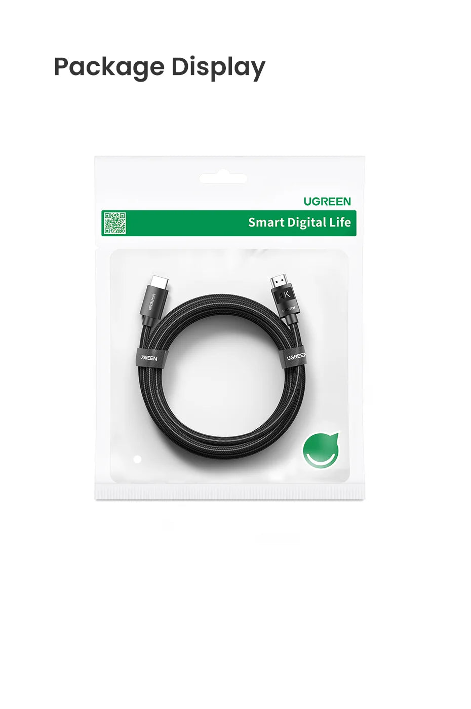 4K 60Hz HDMI 2.0 Braided Video Cable - 17