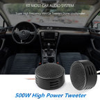 500W 12V Car Audio Dome Tweeter Loudspeaker System