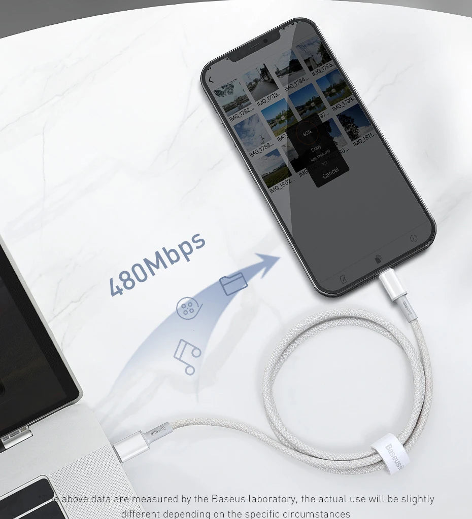 20W PD USB-C to Lightning Fast Charging Data Cable