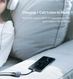 USB-C to 3.5mm Headphone and Charging Adapter