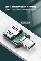 USB-C to USB 3.0 OTG Adapter for Smartphones and Laptops