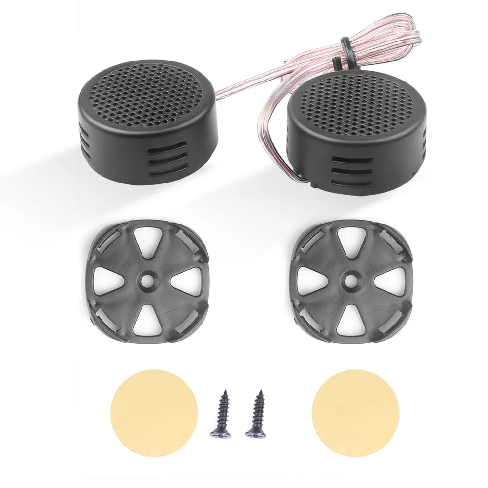 500W 12V Car Audio Dome Tweeter Loudspeaker System
