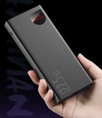 22.5W Fast Charging Portable Power Bank with LED Digital Display