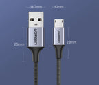 2A Fast Charging Micro USB Braided Data Cable
