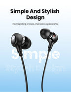 In-Ear Wired Headphones with Microphone for Mobile Devices