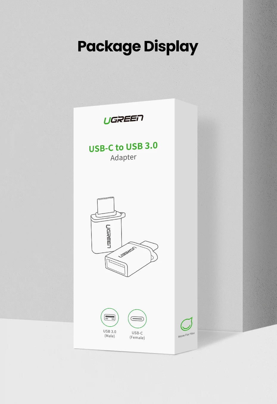 USB-C to USB 3.0 OTG Adapter for Smartphones and Laptops - 17
