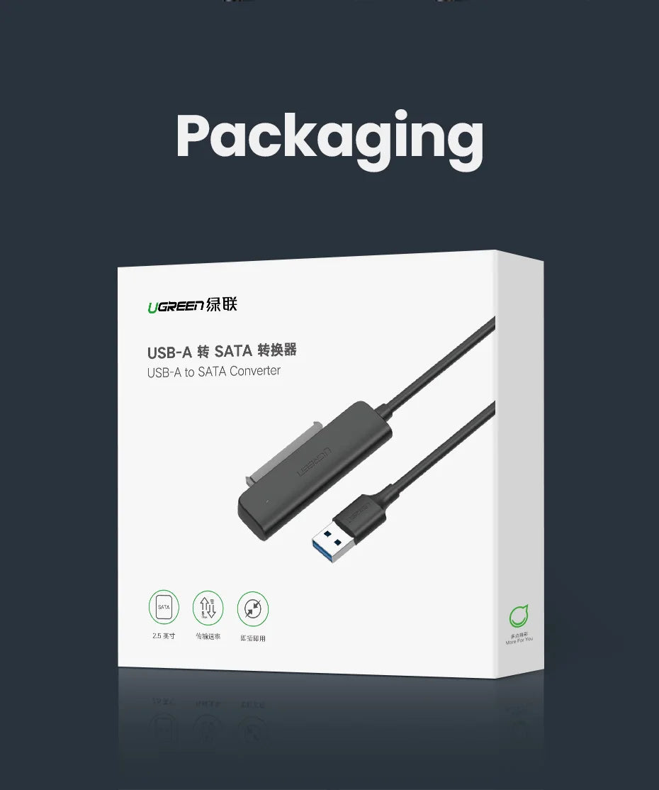 USB 3.0 to SATA Adapter for 2.5-Inch Hard Drives and SSDs - 20