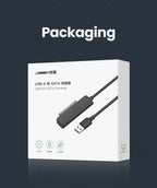USB 3.0 to SATA Adapter for 2.5-Inch Hard Drives and SSDs