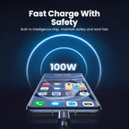 100W 6A Fast Charging Cable for Huawei and Honor Smartphones