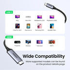 4K 60Hz USB-C to HDMI Adapter Cable for Laptops and Smartphones