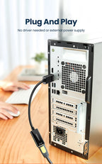 4K DisplayPort to HDMI Adapter for Laptops and Monitors