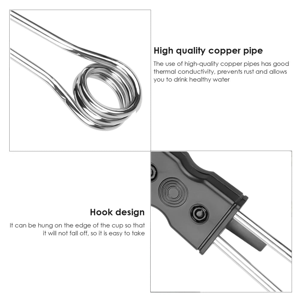 12V 24V 120W Portable Electric Car Immersion Heater for Hot Liquids
