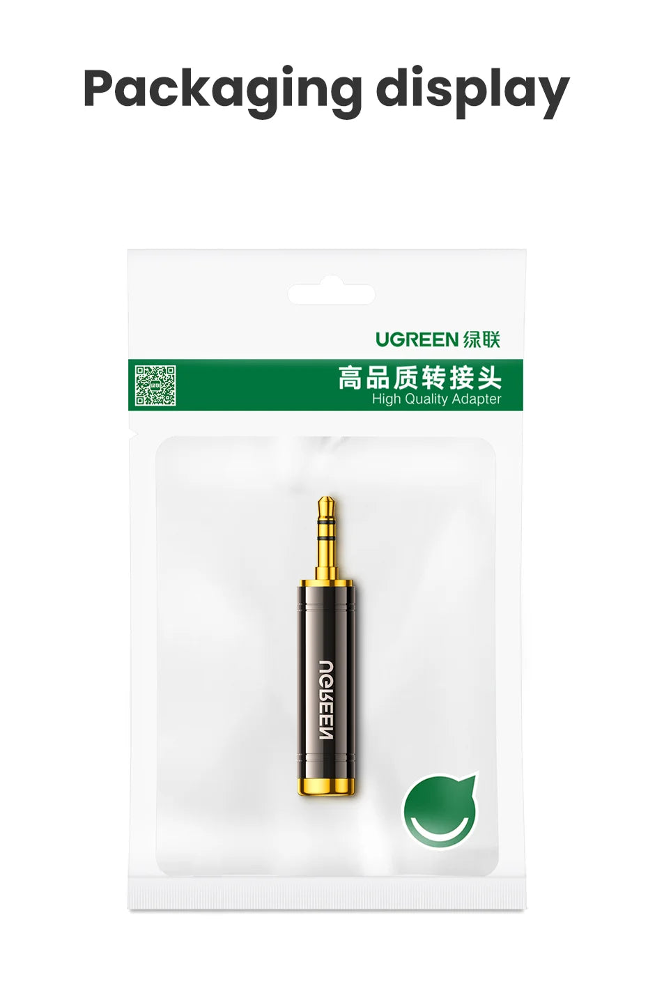 3.5mm to 6.35mm Stereo Audio Adapter Jack
