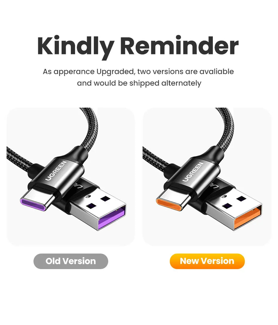 100W 6A Fast Charging Cable for Huawei and Honor Smartphones