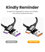 100W 6A Fast Charging Cable for Huawei and Honor Smartphones
