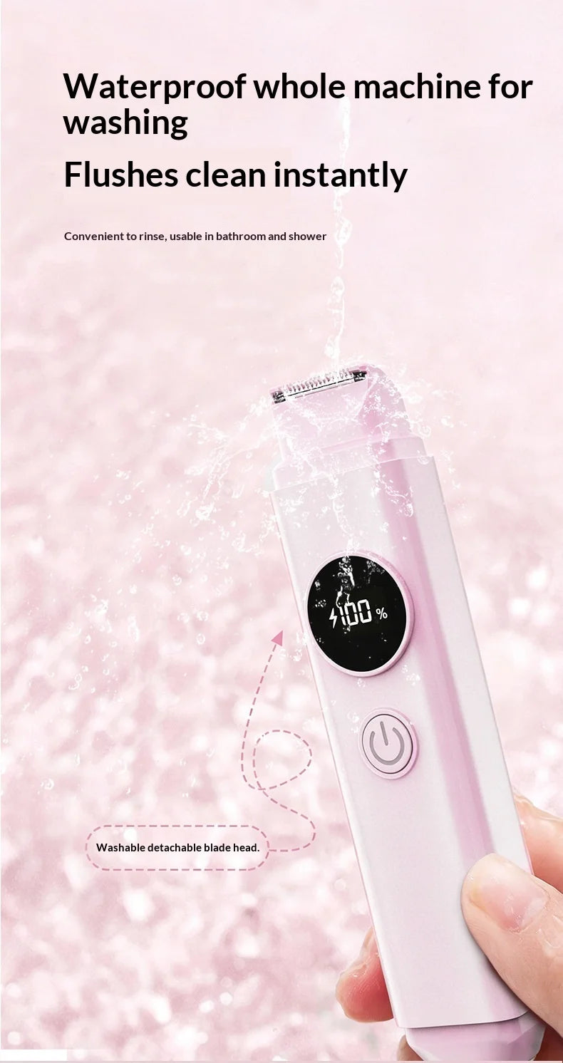 2-in-1 Electric Painless Hair Removal Shaver for Face and Body - 20