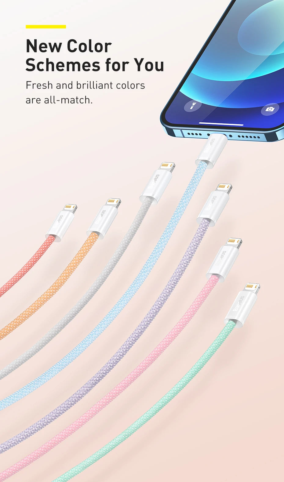 2.4A Fast Charging Data Cable for iPhone - 9