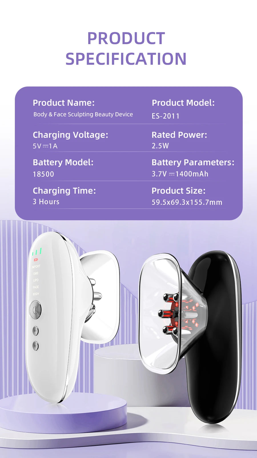 5-in-1 Body Sculpting and Cellulite Massage Device