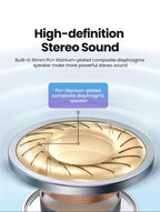 Wired In-Ear Headphones with Microphone for Mobile Devices