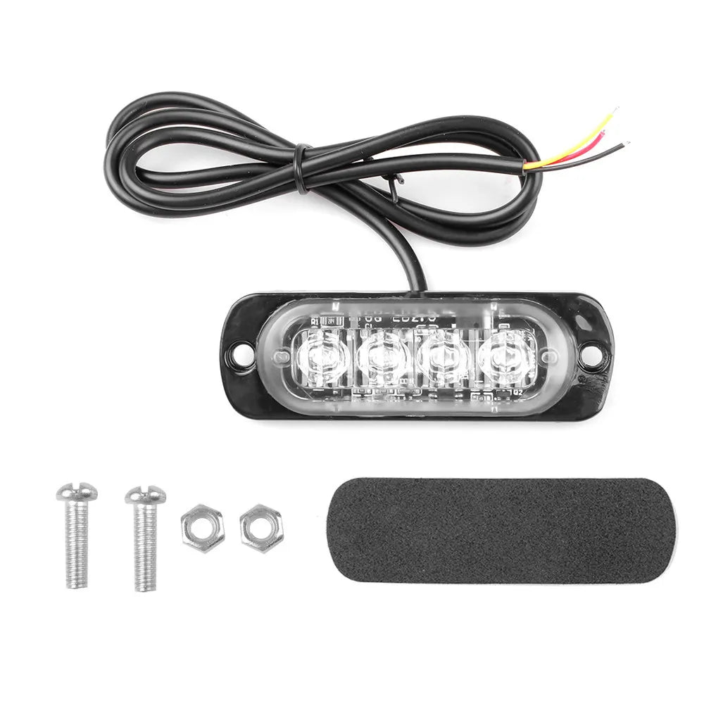 4 LED Side Marker Indicator Light for Cars Trucks Trailers 12V 24V