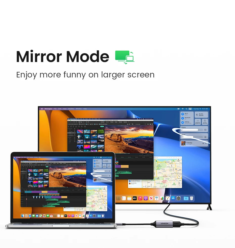 4K 60Hz USB-C to HDMI Adapter for Laptops and Smartphones