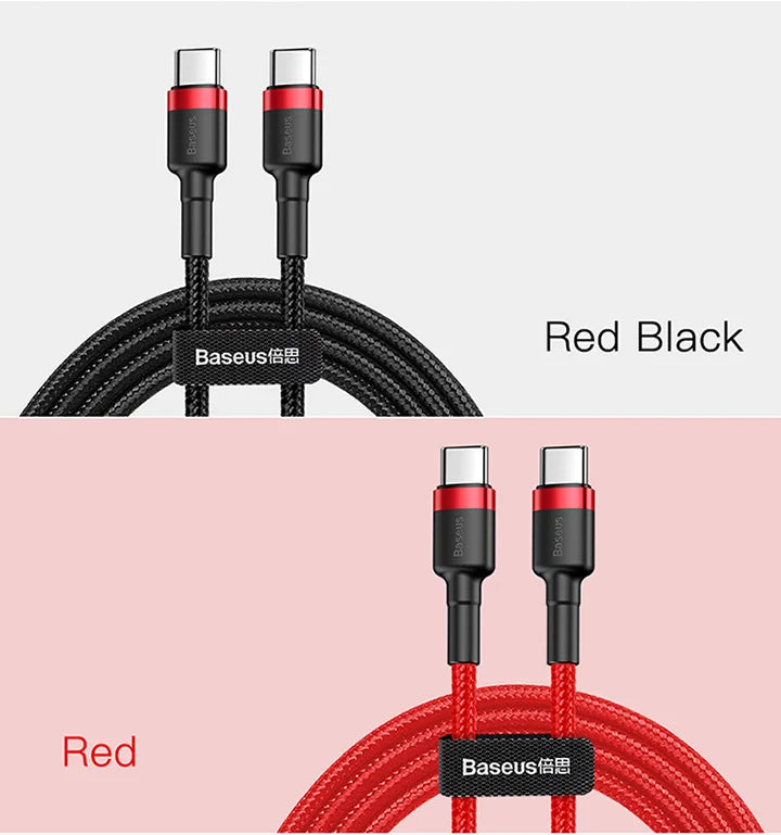 100W USB-C to USB-C Fast Charging and Data Cable - 24