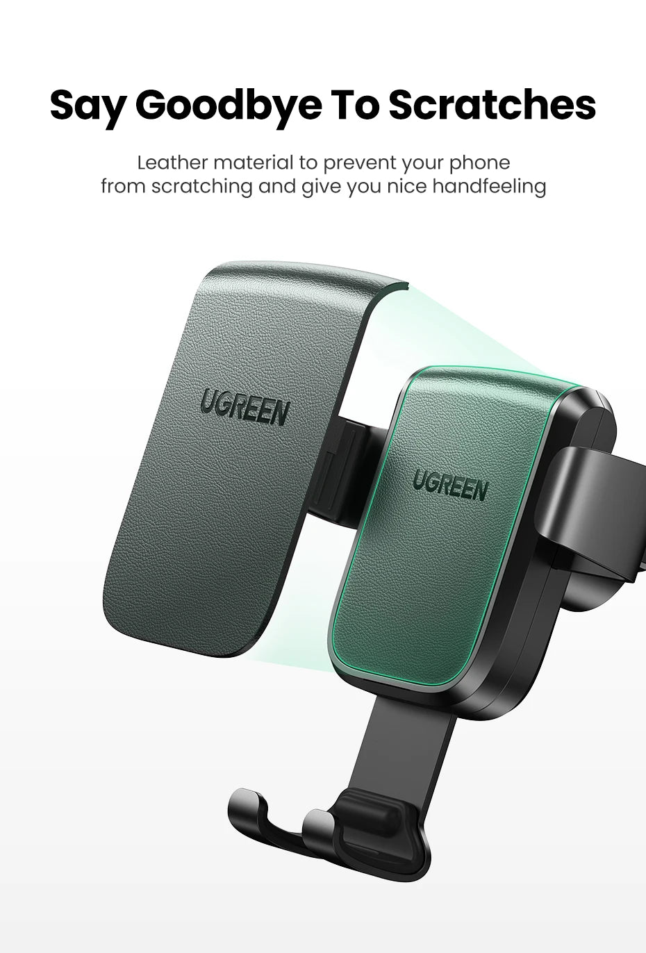 Gravity Car Phone Mount for Dashboard and Windshield - 15