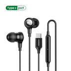 In-Ear Wired Headphones with Microphone for Mobile Devices