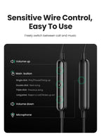 In-Ear Wired Headphones with Microphone for Mobile Devices