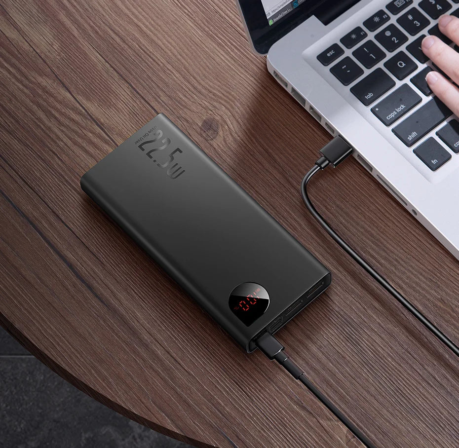 22.5W Fast Charging Portable Power Bank with LED Digital Display - 12