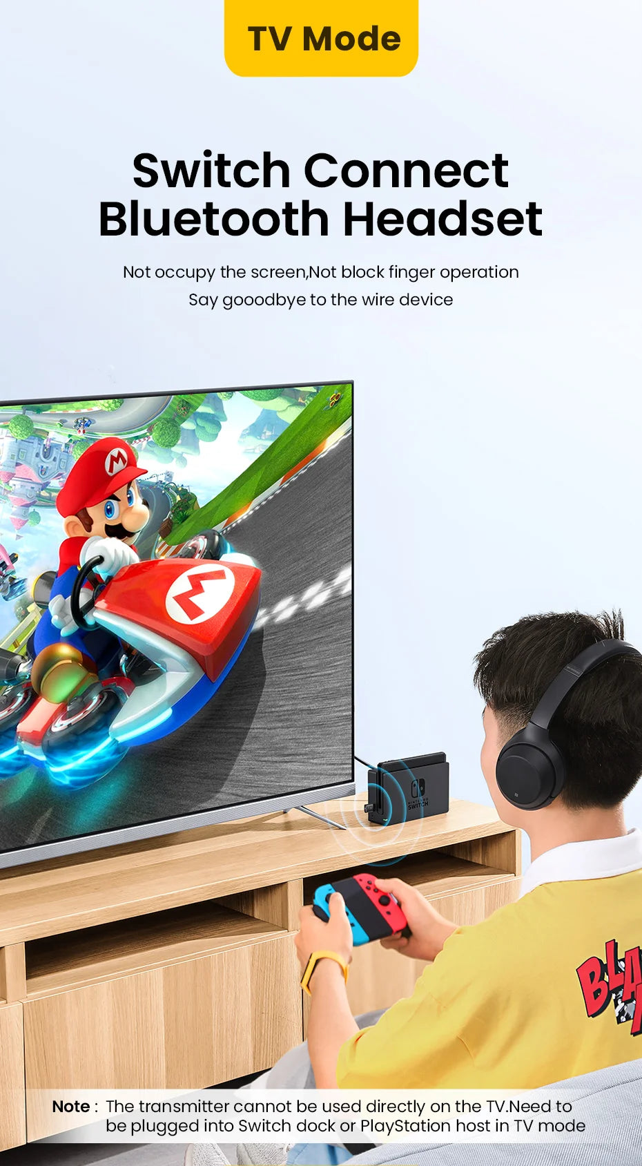 USB Bluetooth 5.0 Audio Transmitter for Gaming Consoles - 8